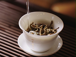 泡茶特写