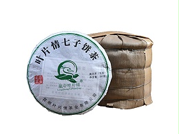 普洱生茶357g叶片情七子饼